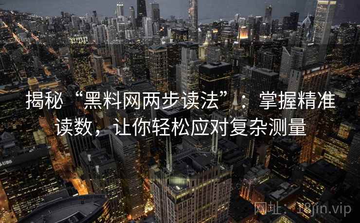 揭秘“黑料网两步读法”：掌握精准读数，让你轻松应对复杂测量
